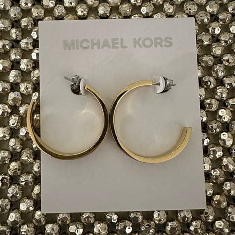 michael kors hoop earrings|michael kors earrings tk maxx.